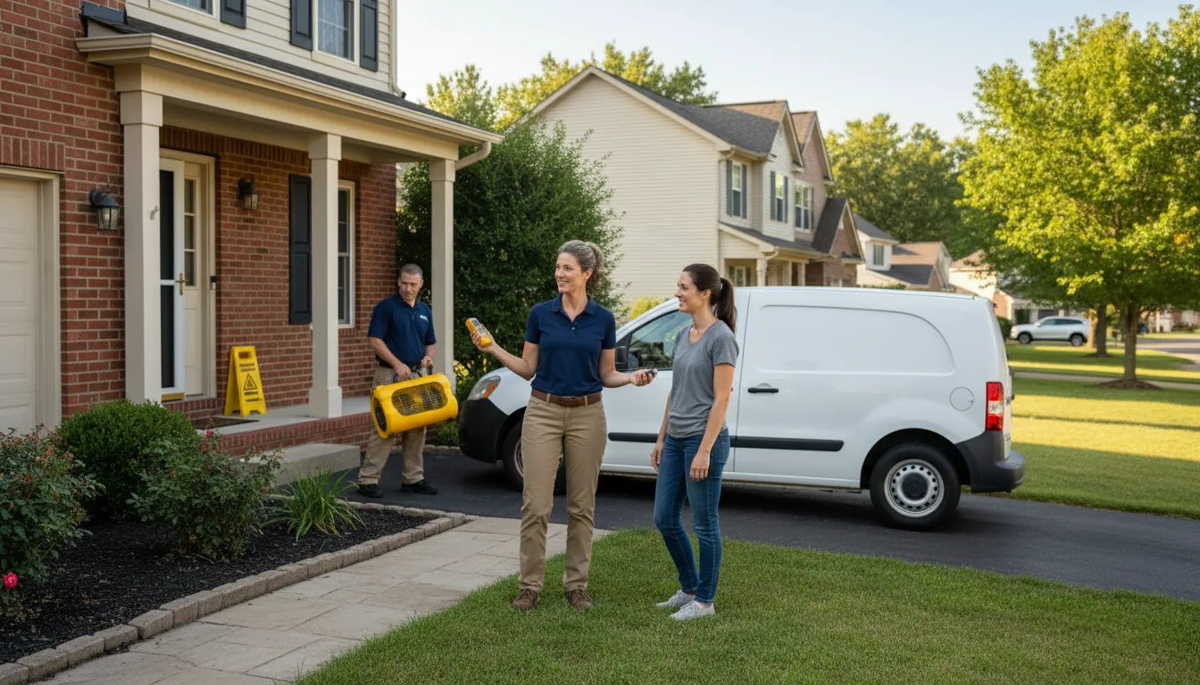 Water restoration image for Flood Water Cleanup, Removal And Restoration Services in Ava, OH
